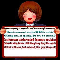 Upcoming royals and unknown famous artists on here's cover