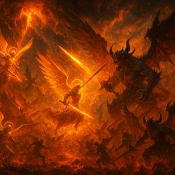 When the Heavens Waged War with Flame's cover