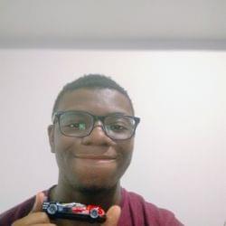 That's me with my favorite diecast's cover